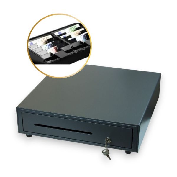 Picture of Star CB-2002 8 Vertical Notes 8 Coin Cash Drawer Grey